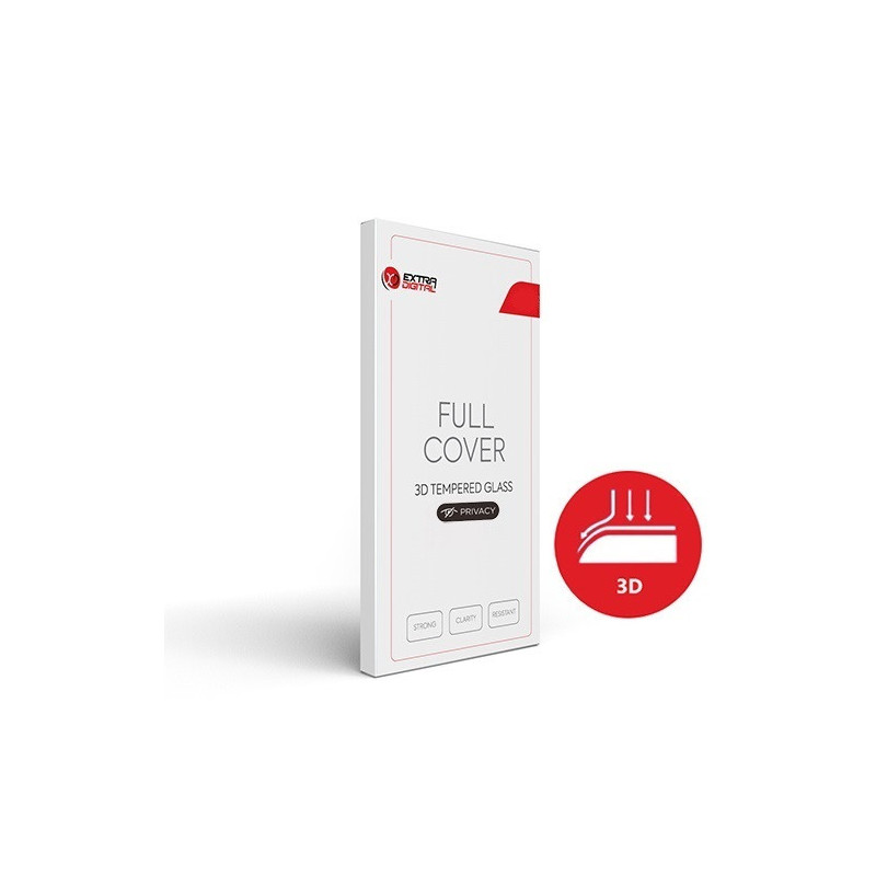 Apsauginis stiklas APPLE iPhone 15 Pro (3D) su privatumo filtru