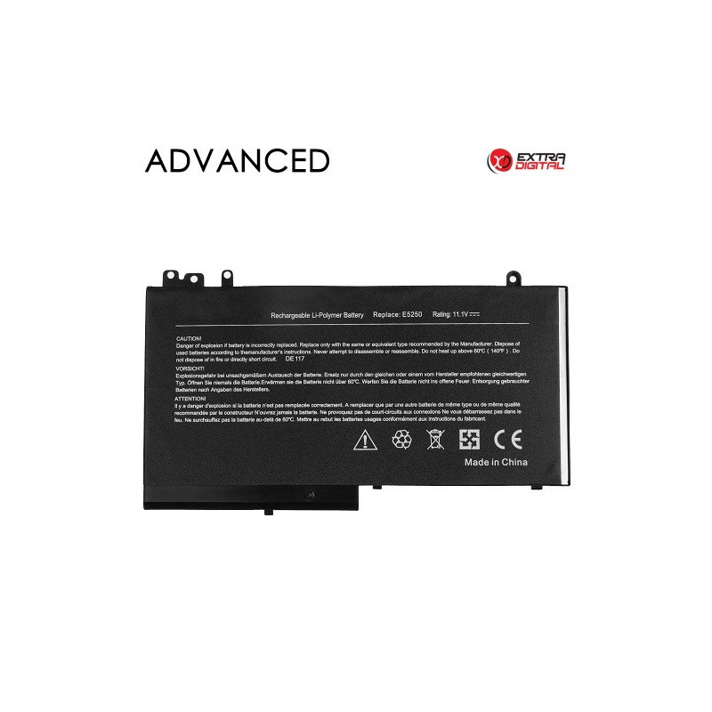 Laptop battery DELL RYXXH, 3600mAh, Extra Digital Advanced