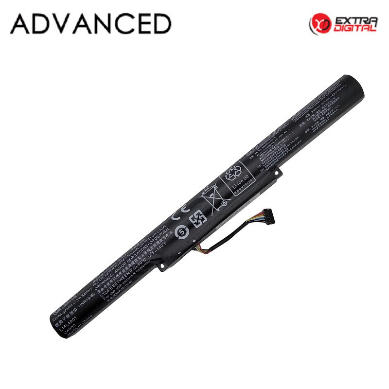 Laptop battery LENOVO L14L4A01, 2600mAh, Extra Digital Advanced