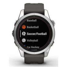 Išmanusis laikrodis - Garmin fēnix 7S Pro GPS Multi-Sport 42mm Sidabrinis