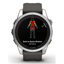 Išmanusis laikrodis - Garmin fēnix 7S Pro GPS Multi-Sport 42mm Sidabrinis