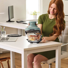 Namų ir virtuvės prietaisas - Ninja CRISPi karšto oro keptuvė 3.8L 1700W žalia, pilka