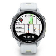 Išmanusis laikrodis - Garmin Forerunner 970 GPS AMOLED 1.4&quot; Jutiklinis ekranas Baltas