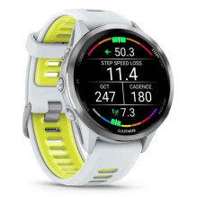 Išmanusis laikrodis - Garmin Forerunner 970 GPS AMOLED 1.4&quot; Jutiklinis ekranas Baltas