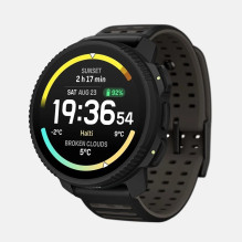 Sporto laikrodis - Suunto Vertical 2 GPS širdies ritmo monitorius 40 dienų baterijos veikimo laikas visiškai juodas