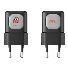 Pakrovėjas - Kelioninis Pakrovimo Rinkinys - Havit STK011 Power Bank USB-C Laidas Rankinis Ventiliatorius Pilkas