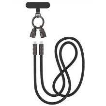 Pakrovėjas - Kelioninis Pakrovimo Rinkinys - Havit STK011 Power Bank USB-C Laidas Rankinis Ventiliatorius Pilkas