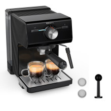 Kavos aparatas - Krups Authentic XP381810 pusiau automatinis espresso aparatas 2L