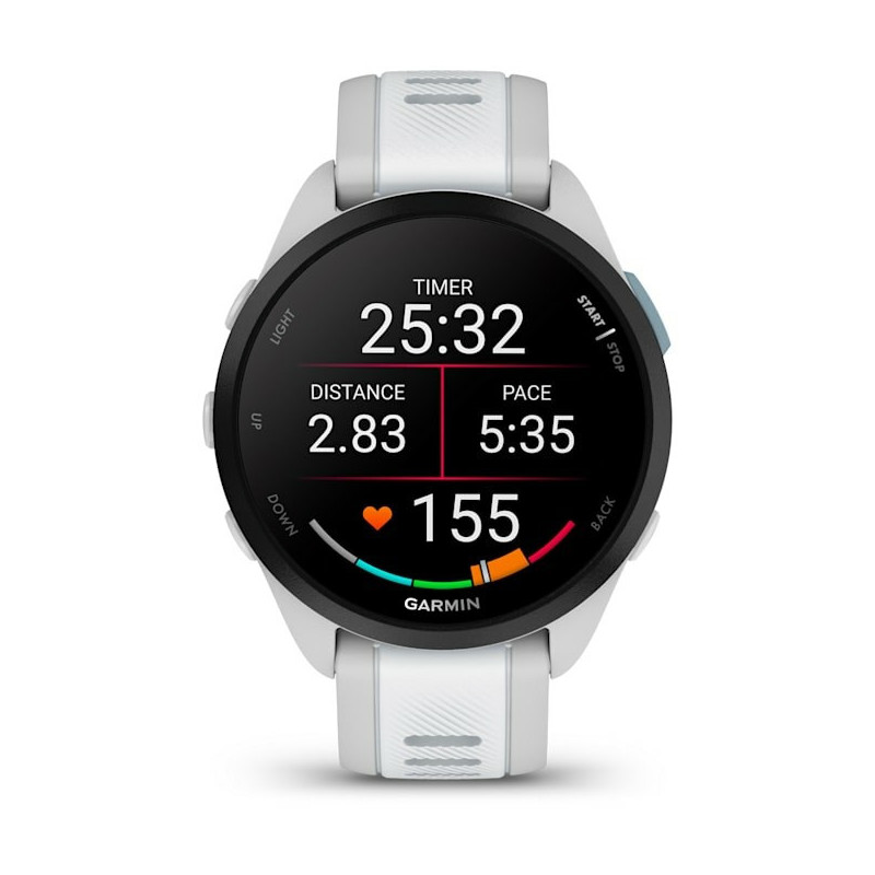 Išmanusis laikrodis - Garmin Forerunner 165 Music GPS, širdies ritmas, 43mm, pilkas