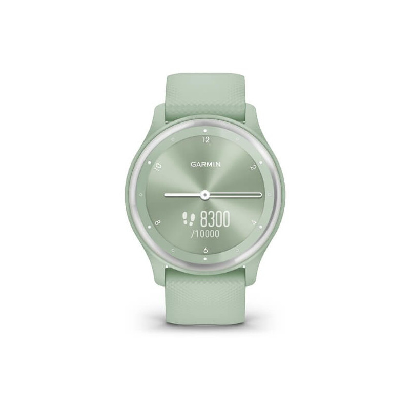 Išmanusis laikrodis - Garmin vívomove Sport 40mm GPS, širdies ritmo monitorius, mėtų