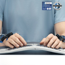 Klaviatūra - Logitech ERGO K860 belaidė ergonominė klaviatūra su riešo atrama juoda