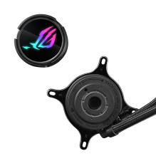 CPU aušintuvas - ASUS ROG Strix LC III 360 ARGB skysčio aušinimo rinkinys 360mm juodas