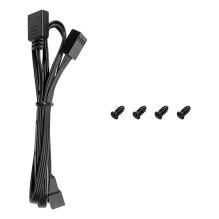 Korpusų Ventiliatorius - DEEPCOOL FL12 SE 12cm 1900 RPM PWM 28.67 dB Multi-Color Black