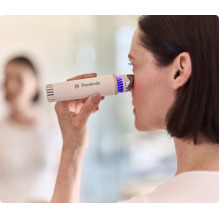 Masažuoklis - Therabody Theraface Depuffing Wand Bevielis, 38 min baterijos veikimo laikas, Balta