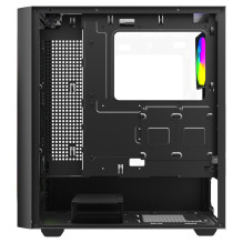 Korpusas - SAVIO Noctis Flow RGB Cube Mini-ITX ATX Grūdintas Stiklas Juodas