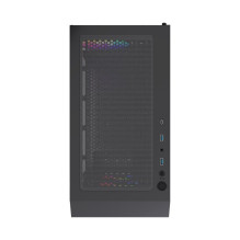 Kompiuterio Korpusas - GEMBIRD CCC-FC-900ARGB ATX Midi Tower su aRGB Juoda