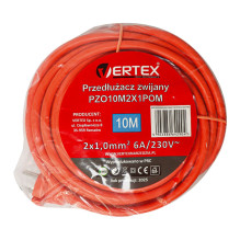 Prailgintuvas - VERTEX PZO10M2x1.0mm 10m IP44 Type E 6A