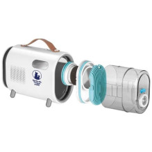 Gyvūnų Priedas - Pet Grooming Tool - MPM MOD-1000 Dulkių Siurblys su HEPA Filtracija ir Šepetėliais