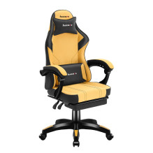 Biuro Kėdė - Huzaro Force 3.7 Ergonomiška su Reguliuojama Atlošu Geltona