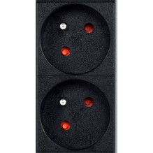 Energijos paskirstymo įrenginys - EnerGenie EG-PDU-9F2F 10x C13, 16A, 2m kabelis juodas