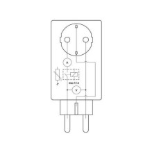 Išmanusis Kištukas - Shelly Wave Lauko Kištukas S IP44, 2500W