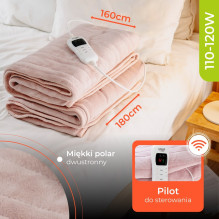 Elektrinė antklodė - ADLER AD 7443 7 šildymo lygiai nuotolinio valdymo pūkas