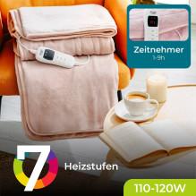 Elektrinė antklodė - ADLER AD 7443 7 šildymo lygiai nuotolinio valdymo pūkas