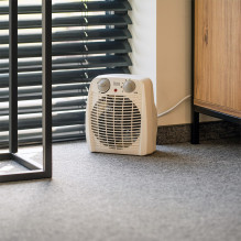 Elektrinis Šildytuvas - teesa TSA8059 2000W Reguliuojamas Termostatas Baltas