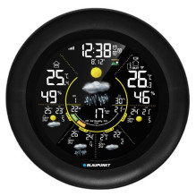 Oro stotis - Blaupunkt WS65BK LCD ekranas, temperatūra, drėgmė, juoda