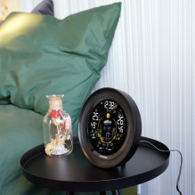 Oro stotis - Blaupunkt WS65BK LCD ekranas, temperatūra, drėgmė, juoda