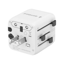 Adapteris - Gembird TPA-INT-01-W Universalus kelioninis maitinimo adapteris 100-250V baltas