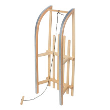 Sled - Žaliųjų ir mėlynųjų GB153 bukmedžio metaliniai slidinėjimo batai 100 kg talpa