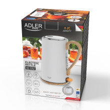 Elektrinis virdulys - Adler AD 1352 1.2L 1850-2200W Metalinis korpusas 360° pagrindas