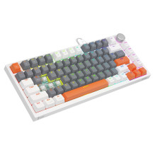 Klaviatūra - Savio ASTRAL BALTA JADE 75% QWERTY USB Žaidimų Klaviatūra Balta