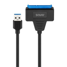 Adapteris - SAVIO AK-68 USB-A 3.1 Gen 1 į SATA 2.5" diskams 0.25m