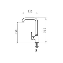 Virtuvinis maišytuvas -...