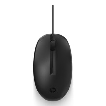Kompiuterinė pelė - HP 125 laidinė pelė (Hewlett-Packard, 1200 DPI, USB Type-A, 1.8m kabelis)