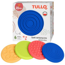Žaislas - Tullo Jutimo Diskai 4 vnt. 20 cm Įvairių Spalvų