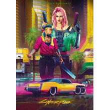 Dėlionė - Cenega Publishing Cyberpunk 2077 Kitsch Stilius 1000 vnt 480x680 mm