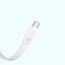 Baseus Magnetic Mini MagSafe 10000mAh 30W powerbank with built-in USB-C cable - white + Baseus Simple Series USB-C - USB