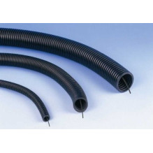 Gofra , Gofrēta caurule d32mm, Melna UV, Ārdarbu, 750N