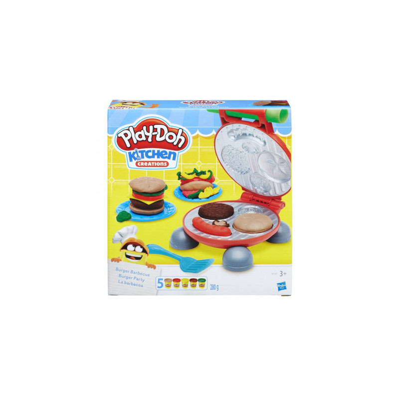 Hasbro Play-Doh Burger Barbecue Set