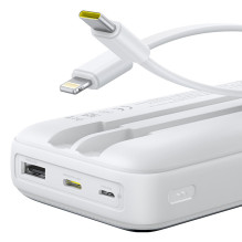 Powerbank Baseus Lipow 20000mAh 22,5W z dwoma wbudowanymi kablami z dodatkowym kablem Baseus Simple USB-A - USB-C 3A 20c
