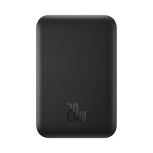 Powerbank Baseus Magnetic Mini Air 6000mAh 20W z ładowaniem indukcyjnym z kabelis Baseus Simple USB-C (20V / 3A) 30cm - 