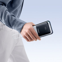 Powerbank Baseus Lipow 20000mAh 22,5W z dwoma wbudowanymi kablami z dodatkowym kablem Baseus Simple USB-A - USB-C 3A 20c