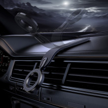 Uchwyt Baseus C02 Go Series na deskę rozdzielczą kompatybilny z MagSafe – czarny