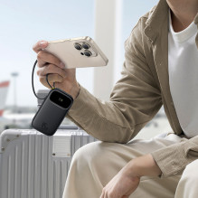 Powerbank Baseus EnerFill FC31 10000mAh 45W z kablami USB-C i Lightning – czarny