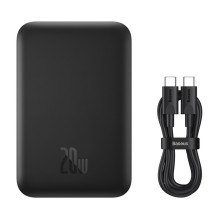 Powerbank Baseus Magnetic Mini Air 6000mAh 20W z ładowaniem indukcyjnym z kablem Baseus Simple USB-C (20V / 3A) 30cm - c
