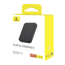 Powerbank Baseus Magnetic Mini Air 6000mAh 20W z ładowaniem indukcyjnym z kablem Baseus Simple USB-C (20V / 3A) 30cm - c