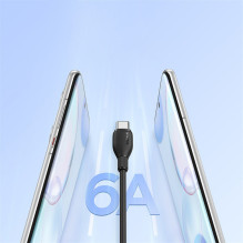 Kabel Baseus Pudding Series 100W USB-A - USB-C 2m - czarny